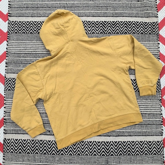 John Galt (Brandy Melville) Mustard Yellow Hoodie size O/S - Picture 2 of 6